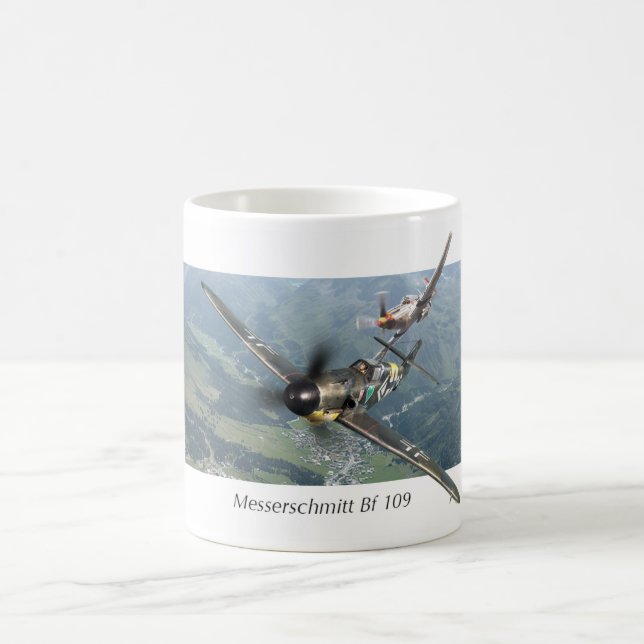 Aviation Art mug "Messerschmitt Bf 109" (Center)