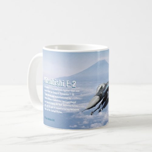 Aviation Art Mug "Mitsubishi F-2"