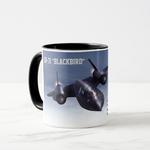 Aviation Art Mug SR_71 Blackbird