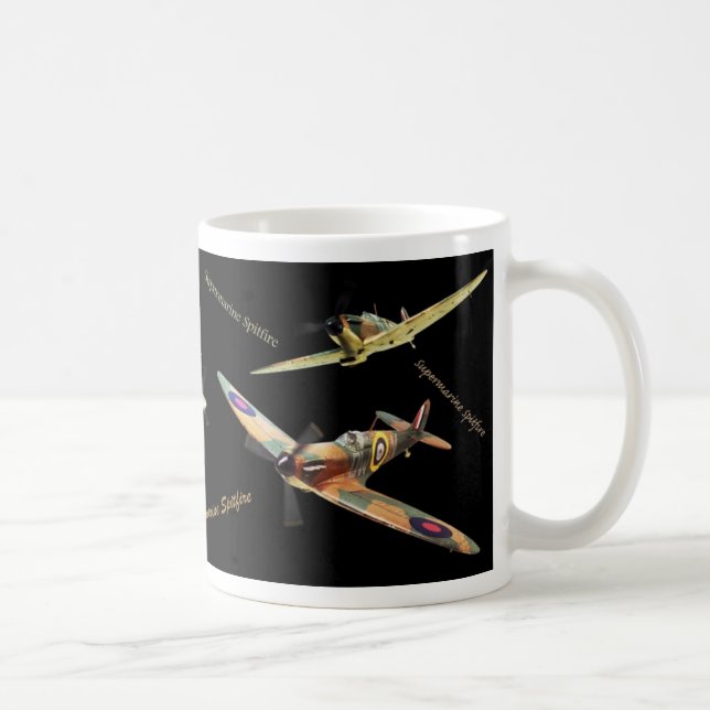 Aviation Art Mug "Supermarine Spitfire" (Right)