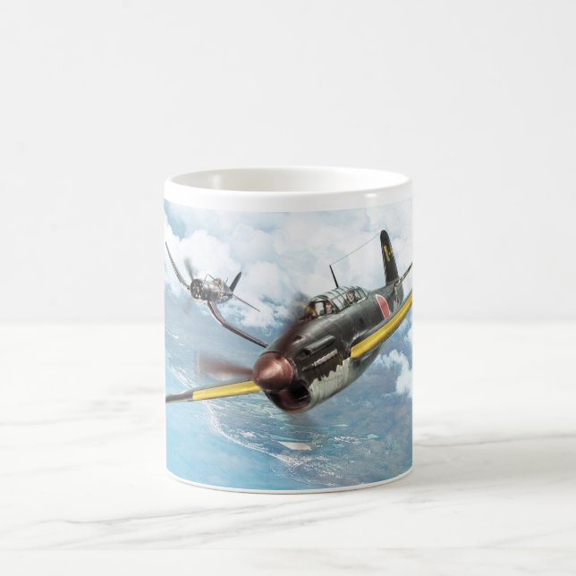 Aviation Art mug "Yokosuka D4Y Judy" (Center)