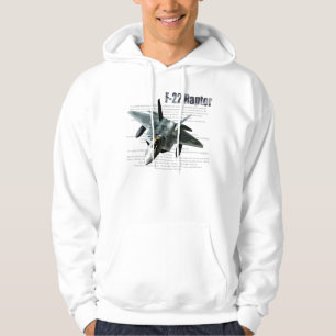Aviation art parka "F-22 Raptor" Hoodie