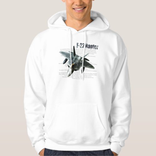Aviation art parka "F-22 Raptor" Hoodie