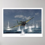 Aviation Art Poster "中島 B6N 天山　Jill"