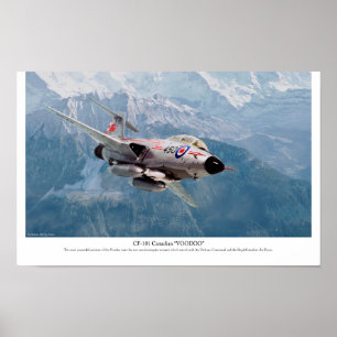 Aviation Art Poster "F-101 Voodoo"