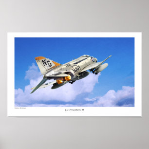 Aviation Art Poster "F-4 Phantom II"
