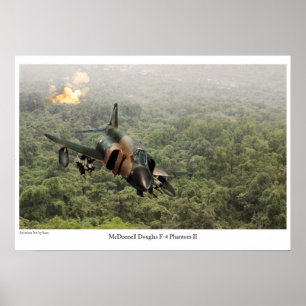 Aviation Art Poster 'F-4 Phantom II'