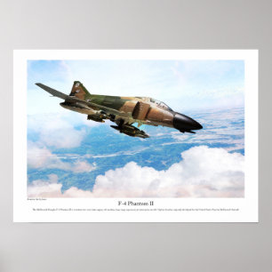 Aviation Art Poster "F-4 Phantom II"