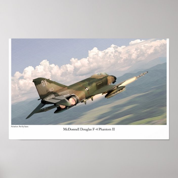 Aviation Art Poster “F-4 Phantom II 