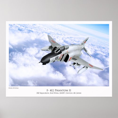 Aviation Art Poster F_ 4EJ Phantom II