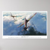 Aviation Art Poster Focke Wulf Fw 190 Zazzle