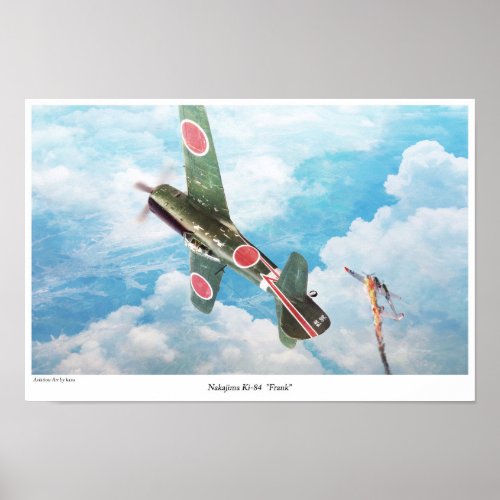 Aviation Art Poster Nakajima Ki_84Frank