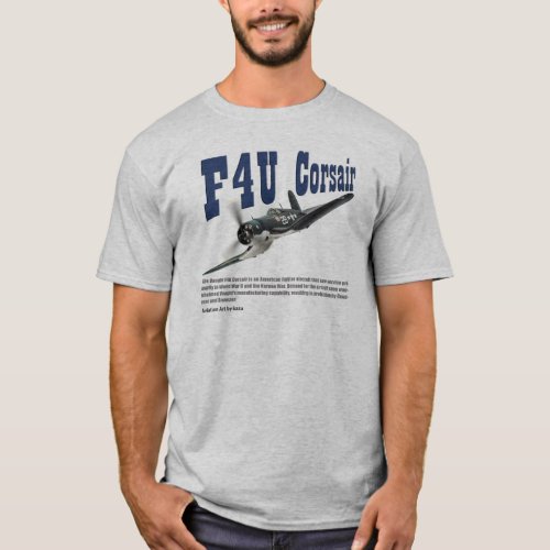 Aviation Art T-shirt “F4U Corsair"