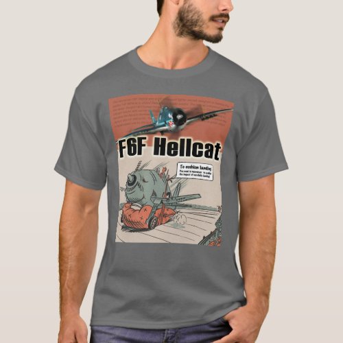 Aviation Art T-shirt “F6F Hellcat"