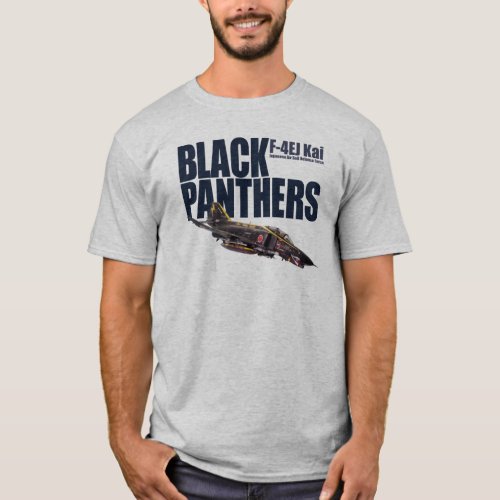 Aviation Art T-shirt “F-4EJ Kai JASDF BLACK PANTH"