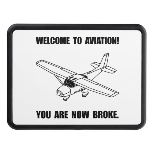 Aviation Broke Trailer Hitch Cover