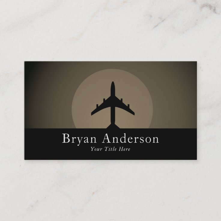 Aviation Business Card Zazzle