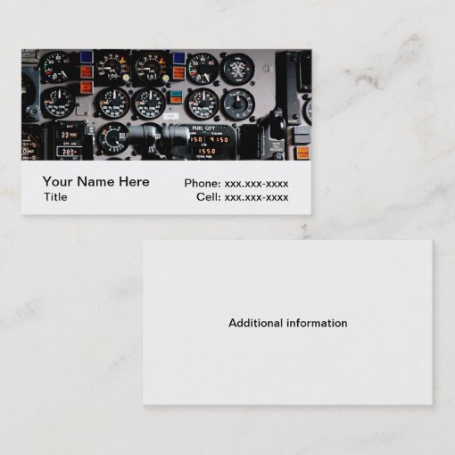 Aviation Business Cards Zazzle