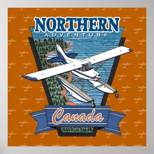 Aviation Canada Northern Adventure Poster