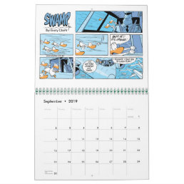 Aviation Cartoons 12 Month Calendar