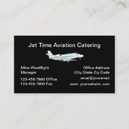 Aviation Catering Services  Business Card at Zazzle