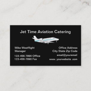 Aviation Catering Services Business Card