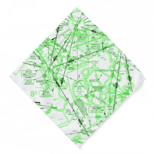 Aviation Chart Bandana
