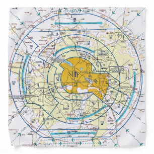 Aviation Chart Bandana