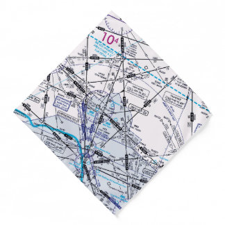 Aviation Chart Bandana