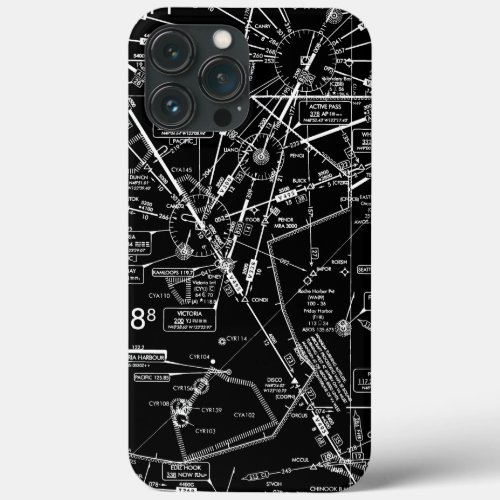 Aviation Chart iPhone 13 Pro Max Case