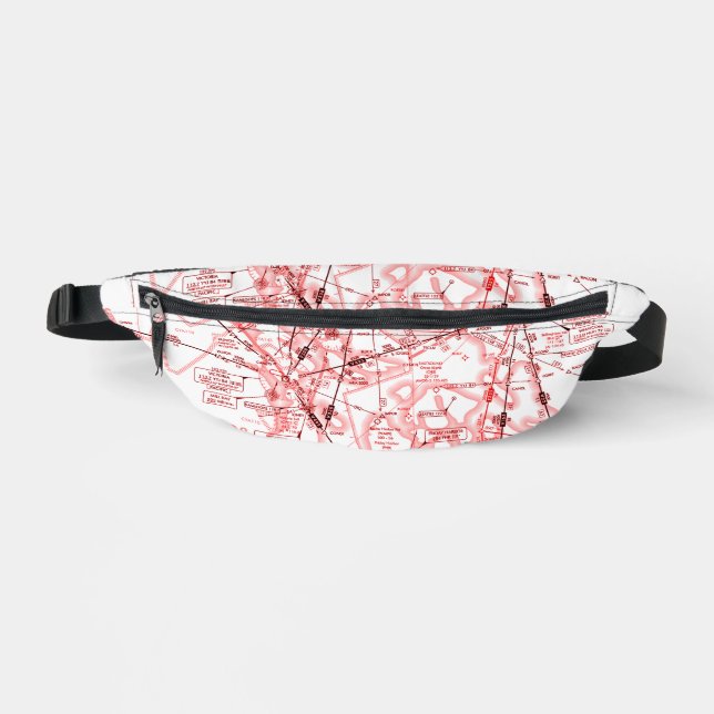 Aviation Chart Fanny Pack (Front)