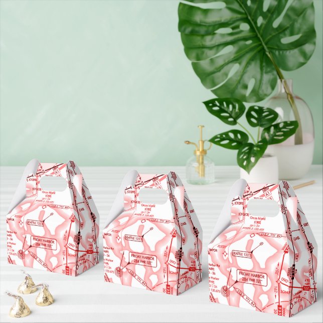 Aviation Chart Favor Boxes (Multiple)