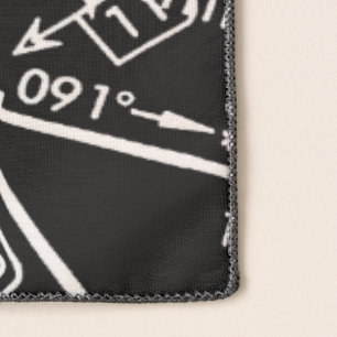 Aviation chart scarf