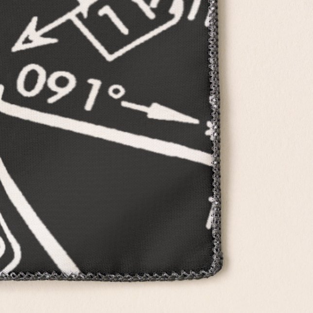 Aviation chart scarf (Detail)