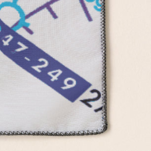 Aviation chart scarf
