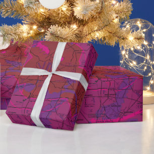 Aviation Chart Wrapping Paper