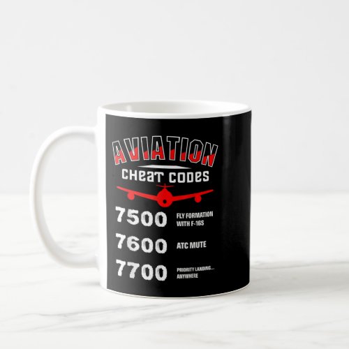 Aviation Cheat Codes gift Aviation gift Pilogift Coffee Mug