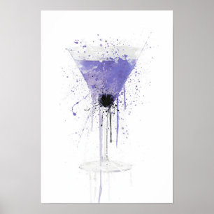 Aviation Cocktail Poster