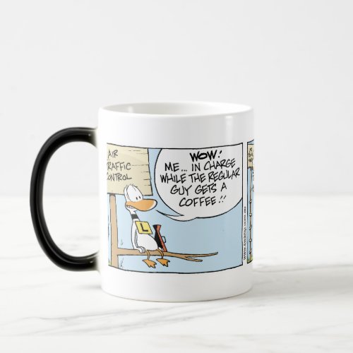 Aviation Coffee Joke Magic Mug