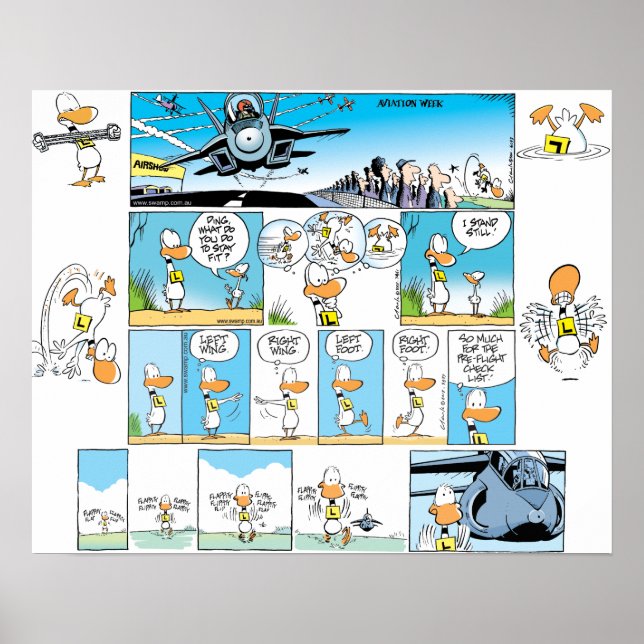 Aviation Comics Poster (Front)