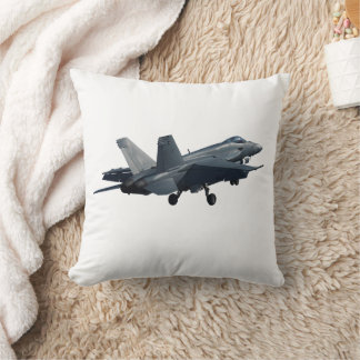 Aviation Enthusiast Gift - Fighter Jet Aircraft Pi Throw Pillow