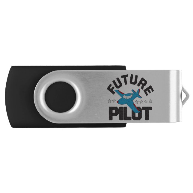 Aviation for Kids Flying High Future Pilots Plane  Flash Drive (Front)
