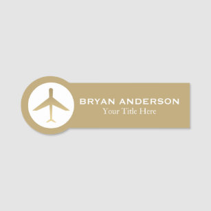 Airline Name Tags | Zazzle