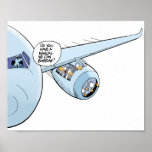 Aviation Humor Cartoon Poster at Zazzle