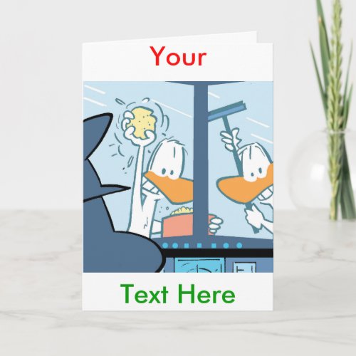 Aviation Humor Ducks Greeting Card