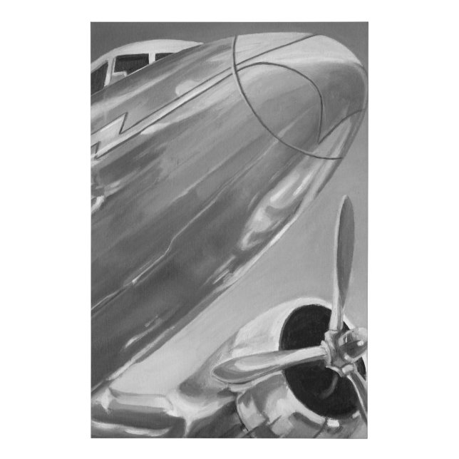 Aviation Icon: Up-Close View Faux Canvas Print (Front)