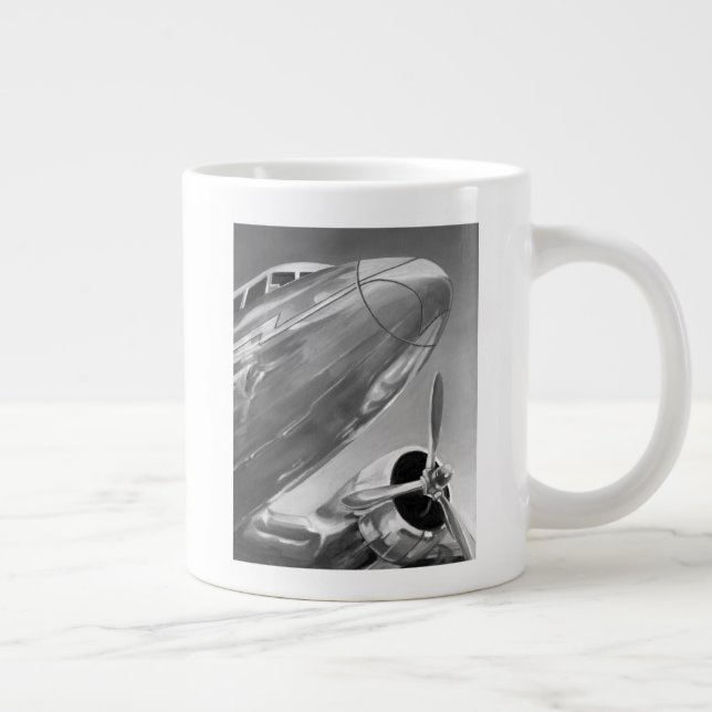 Aviation Icon: Up-Close View Giant Coffee Mug (Right)