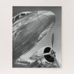 Aviation Icon: Up-Close View Jigsaw Puzzle<br><div class="desc">Aviation Icon I by Ethan Harper. Features a black-and-white image of a plane up-close.</div>
