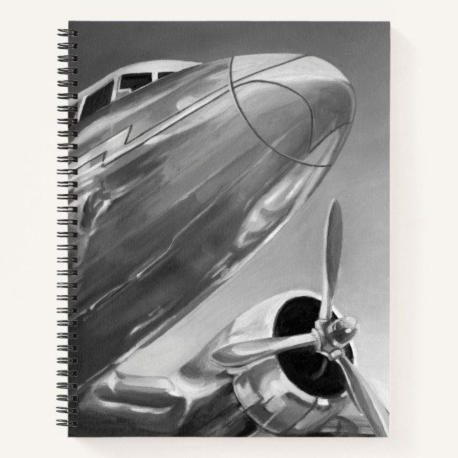 Aviation Icon: Up-Close View Notebook (Front)
