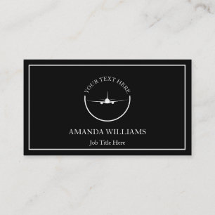 Aviation Jet Airplane Business Card